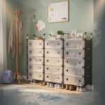 Organiseur de Chaussures Modulaire 7 Niveaux - Meuble de Rangement Gain de Place – Image 6