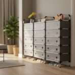 Organiseur de Chaussures Modulaire 7 Niveaux - Meuble de Rangement Gain de Place