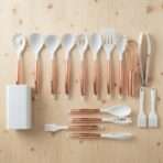 Ensemble d'Ustensiles de Cuisine HEESEM Premium avec Support de Rangement – Image 6