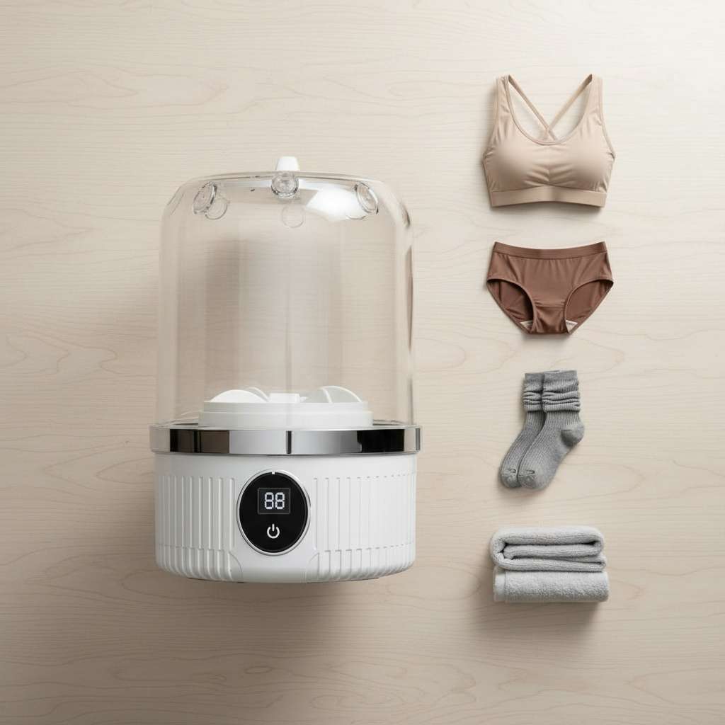 Mini Machine à Laver Portable Compacte pour Sous-vêtements et Textiles  Délicats - | Vente en ligne Électroménager - Cuisine - Maison -  Electronique - Téléphonie