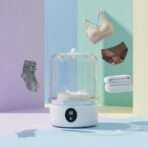 Mini Machine à Laver Portable Compacte pour Sous-vêtements et Textiles Délicats – Image 9