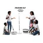 Balai Serpillère Pliable Folding Elf avec Seau Rétractable - Housework Cleaning Expert – Image 7