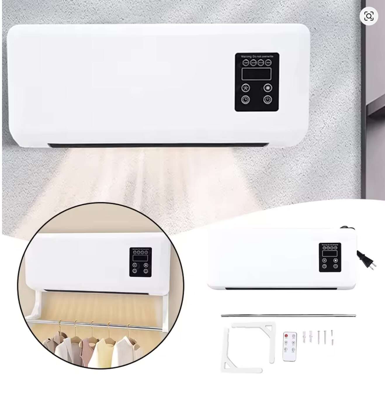 Capture d’écran 2026-01-13 à 14.31.42 Mini Climatiseur Mural Mobile Intelligent - Système de Climatisation Réversible Été/Hiver – Image 1