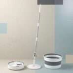 Balai Serpillère Pliable Folding Elf avec Seau Rétractable - Housework Cleaning Expert