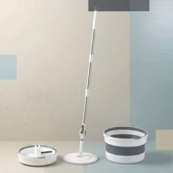 Balai Serpillère Pliable Folding Elf avec Seau Rétractable - Housework Cleaning Expert