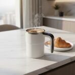 Tasse à Café Auto-Mélangeuse Intelligente avec Affichage de Température - Mug Mélangeur Automatique Rechargeable – Image 2