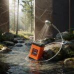 Douche Portable d'Extérieur Rechargeable avec Affichage de Température LED - Kit Complet Camping et Randonnée – Image 2
