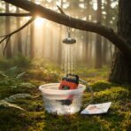 Douche Portable d'Extérieur Rechargeable avec Affichage de Température LED - Kit Complet Camping et Randonnée – Image 5