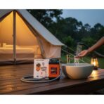 Douche Portable d'Extérieur Rechargeable avec Affichage de Température LED - Kit Complet Camping et Randonnée – Image 4
