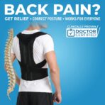 Correcteur de Posture Dorsal – Ceinture de Maintien du Dos et des Épaules (Homme/Femme)