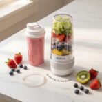 Blender Portable Rechargeable RIOTOUS Blade – Mixeur Smoothie sans Fil (17 recettes)