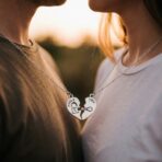 Collier de Couple Cœur « I Love You » – Pendentif Cadenas & Clé (2 pièces) – Image 4