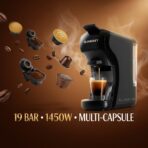 Machine à Café à Capsules JAMAKY JMK9012 – Multi-Capsules 1450W, 19 Bars, Réservoir 0,6L – Image 4