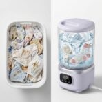 Mini Machine à Laver Portable Sans Fil – Lave-linge Rechargeable avec Minuterie
