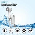 Douchette Portable Rechargeable XIMEITE MT-808 – Douche Électrique Extérieure avec Éclairage LED