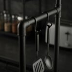 Étagère de Rangement Multifonction 3 Niveaux – Étagère Cuisine sans Perçage avec Crochets – Image 3