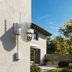 Caméra de Surveillance WiFi Extérieure Jortan – Double Objectif, IP66, Vision Nocturne Couleur, PTZ 355° – Image 3