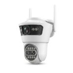 Caméra de Surveillance WiFi Jortan Gun Ball – Double Caméra (Fixe + PTZ 355°), IP66, Vision Nocturne Couleur – Image 2