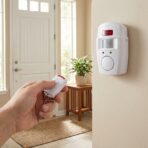 Mini Alarme Sans Fil avec Détecteur de Mouvement – Sirène 105 dB, 2 Télécommandes – Image 3