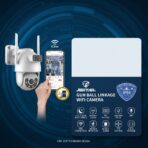 Caméra de Surveillance WiFi Extérieure Jortan – Double Objectif, IP66, Vision Nocturne Couleur, PTZ 355° – Image 5