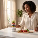 Blender Portable Rechargeable RIOTOUS Blade – Mixeur Smoothie sans Fil (17 recettes) – Image 2