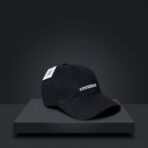 Casquette Baseball Brodée « COVENRAT » Coton Réglable Unisexe – Noir – Image 3