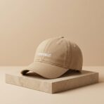 Casquette Baseball Brodée « COVENRAT » Coton Réglable Unisexe – Kaki – Image 2