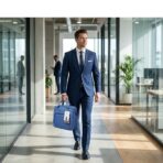 Sacoche Business Ordinateur Portable 15″ SHENGHONGBO – Bleu – Image 4