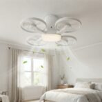 Plafonnier Ventilateur LED « Drone Fan Light » – 4 Ventilateurs Pliables + Lampe, Télécommande (Douille E27/B22) – Image 3