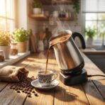 Cafetière Électrique Turque Mylongs KF-003 – 0,5L, Base Rotative 360°, Chauffe Rapide – Image 2