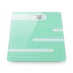 Balance Pèse-Personne Électronique en Verre – Écran LCD, Haute Précision 180kg – Vert Menthe – Image 3