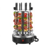 Grill à Brochettes Électrique Vertical SOKANY SK-6113 – 1500W, 8 Brochettes Rotatives 360° – Image 2