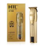 Tondeuse à Cheveux Rechargeable HTC AT-566 – Finition Dorée, Sans Fil