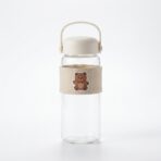 Gourde d'Eau Verte « Just Rest Relax » – Bouteille Givrée Anti-Fuite, Style Minimaliste