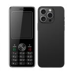 Téléphone Portable à Touches i15 Pro (Look iPhone) – Double SIM, 2.8", HD, WhatsApp – Noir