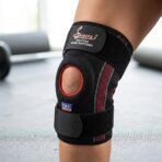 Genouillère de Maintien Néoprène SAIBIKE 7342 – Support Rotule avec Baleines Métal, Réglable – Image 2