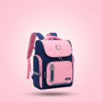 Sac à Dos Scolaire Enfant « Ourson » Ergonomique – Rose