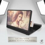Loupe Écran Téléphone 3D F12 avec Enceinte Bluetooth – Amplificateur Vidéo 6D Pliable – Image 2