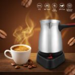Cafetière Électrique Turque Mylongs KF-003 – 0,5L, Base Rotative 360°, Chauffe Rapide – Image 4