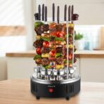 Grill à Brochettes Électrique Vertical SOKANY SK-6113 – 1500W, 8 Brochettes Rotatives 360° – Image 4