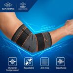 Coudière de Maintien Sport SAIBIKE – Manchon de Compression Coude Réglable Anti-Douleur – Image 2