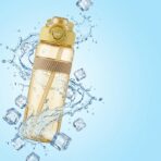 Grande Gourde 2L à Paille avec Anse – Bouteille d'Eau Transparente Sport & Bureau – Image 6