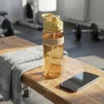 Grande Gourde 2L à Paille avec Anse – Bouteille d'Eau Transparente Sport & Bureau – Image 4