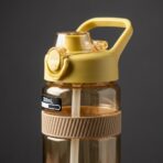 Grande Gourde 2L à Paille avec Anse – Bouteille d'Eau Transparente Sport & Bureau – Image 2