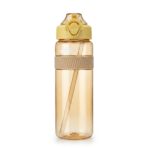 Grande Gourde 2L à Paille avec Anse – Bouteille d'Eau Transparente Sport & Bureau