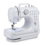 Mini Machine à Coudre Multifonction SM-505A – Portable, 12 Points, Éclairage LED (Maison)
