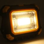 Lampe de Camping Solaire 2-en-1 JUNFOI JF-7769-A – Projecteur LED + Boîte à Outils Intégrée – Image 5