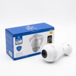 Caméra WiFi Ampoule Panoramique 360° JORTAN JT-8169 – Surveillance Sans Fil, Vision Nuit, App Mobile