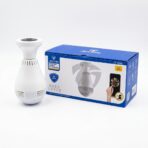 Caméra WiFi Ampoule Panoramique 360° JORTAN JT-8169 – Surveillance Sans Fil, Vision Nuit, App Mobile – Image 4