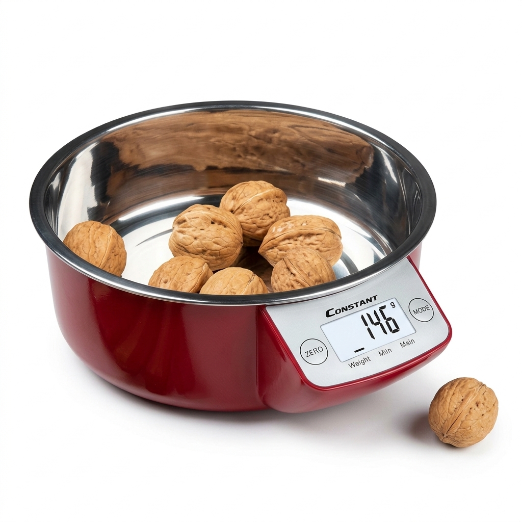 Balance de Cuisine Électronique Constant 14192-237B – Écran LCD Rétroéclairé, Tactile, Bol Inox — Jachete.ci